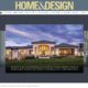 A home and design magazine cover with a picture of a house.